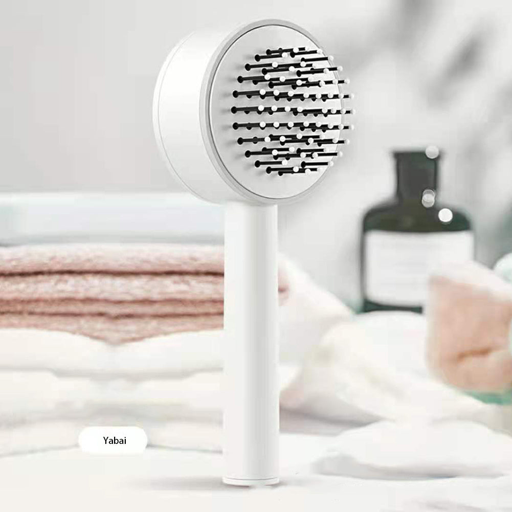 One-key Self-cleaning Hair Brush For Women Curly Hair Brush Anti-Static Airbag Massage