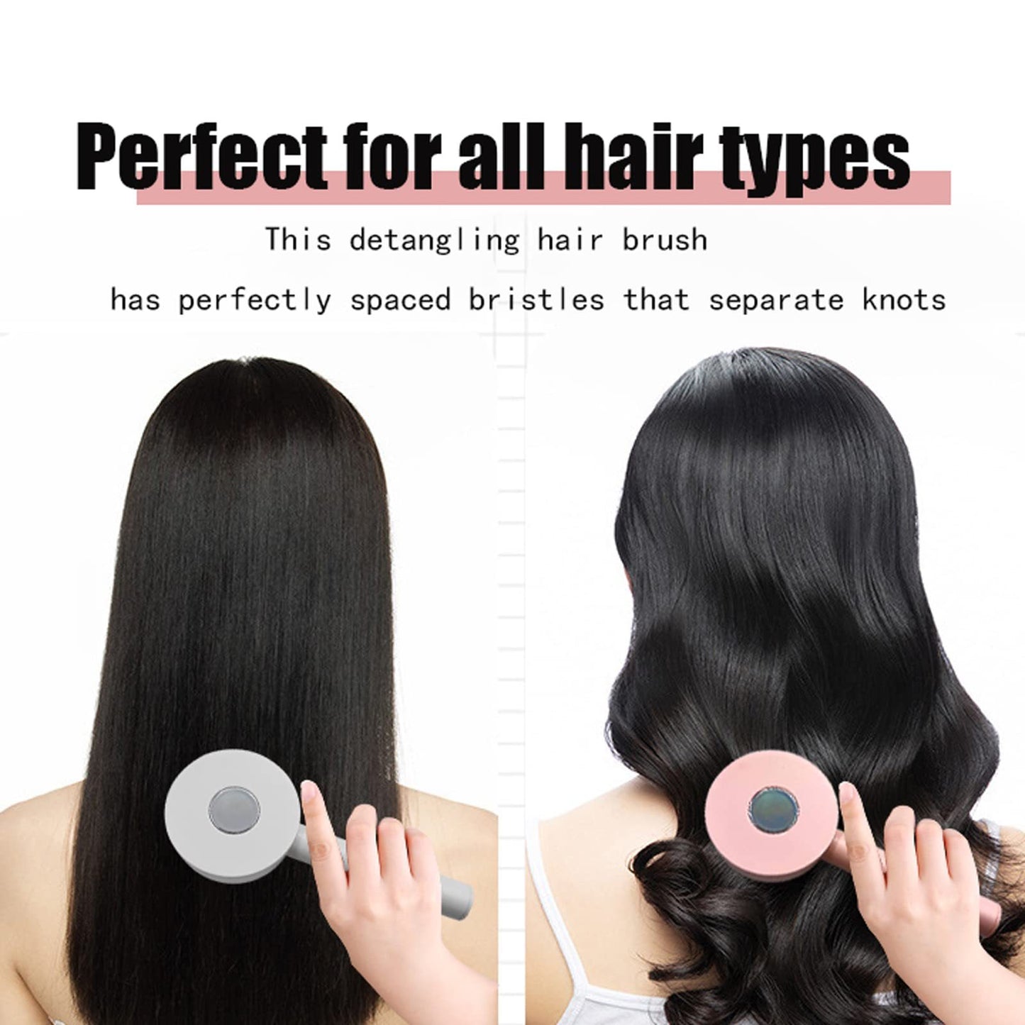 One-key Self-cleaning Hair Brush For Women Curly Hair Brush Anti-Static Airbag Massage