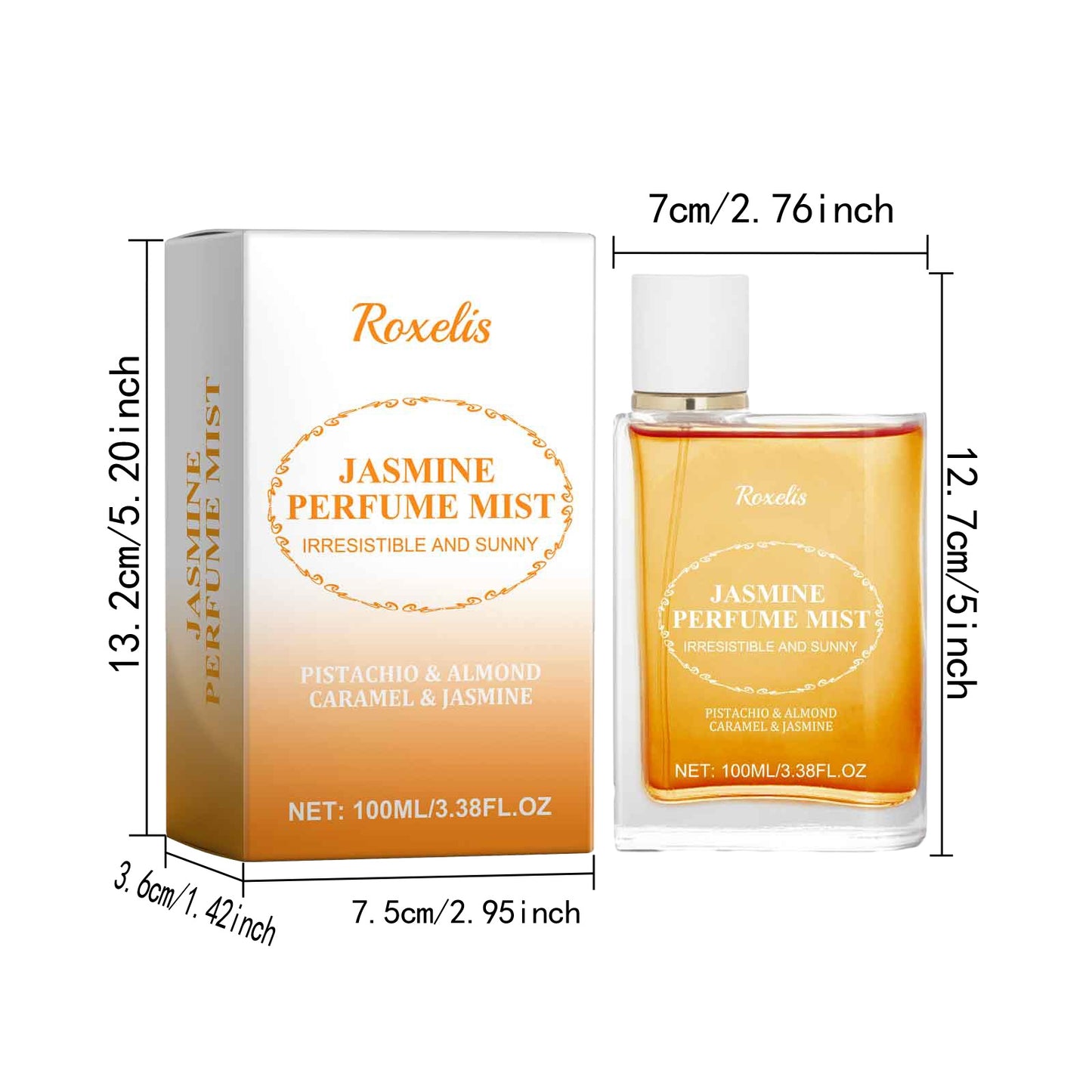 Light Brazilian Perfume Women's Fresh And Natural Long-lasting Fragrance Jasmine Woody