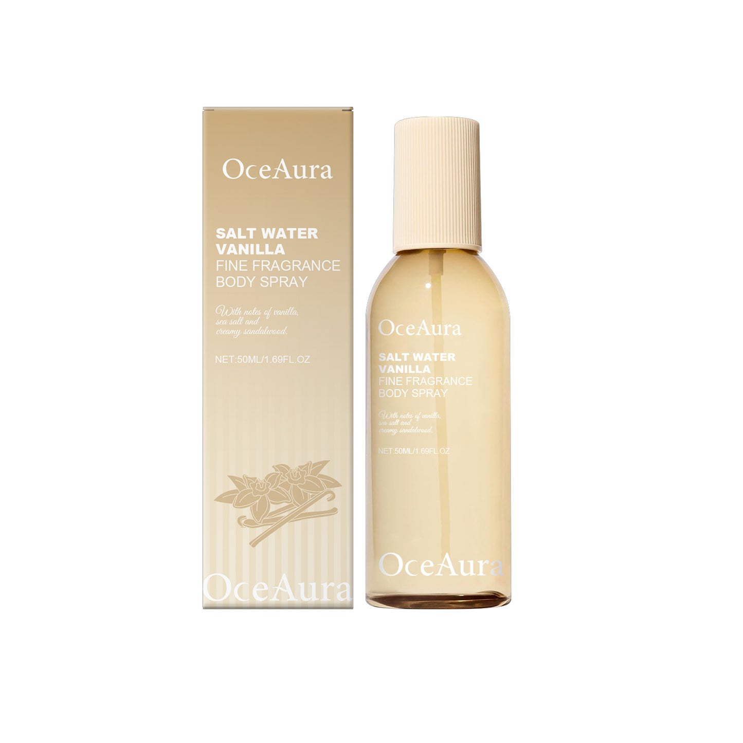 Salt Water Vanilla Fine Fragrance Body Spray